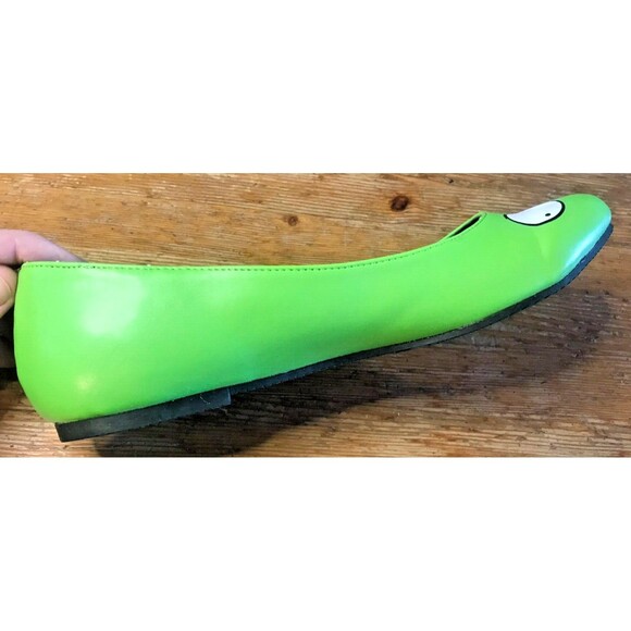 Nickelodeon Invader Zim Women's Shoes Slip On Green Cartoon Rare HTF Flats - Picture 13 of 14